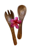 Acacia Wood Fork and Spoon Utensils