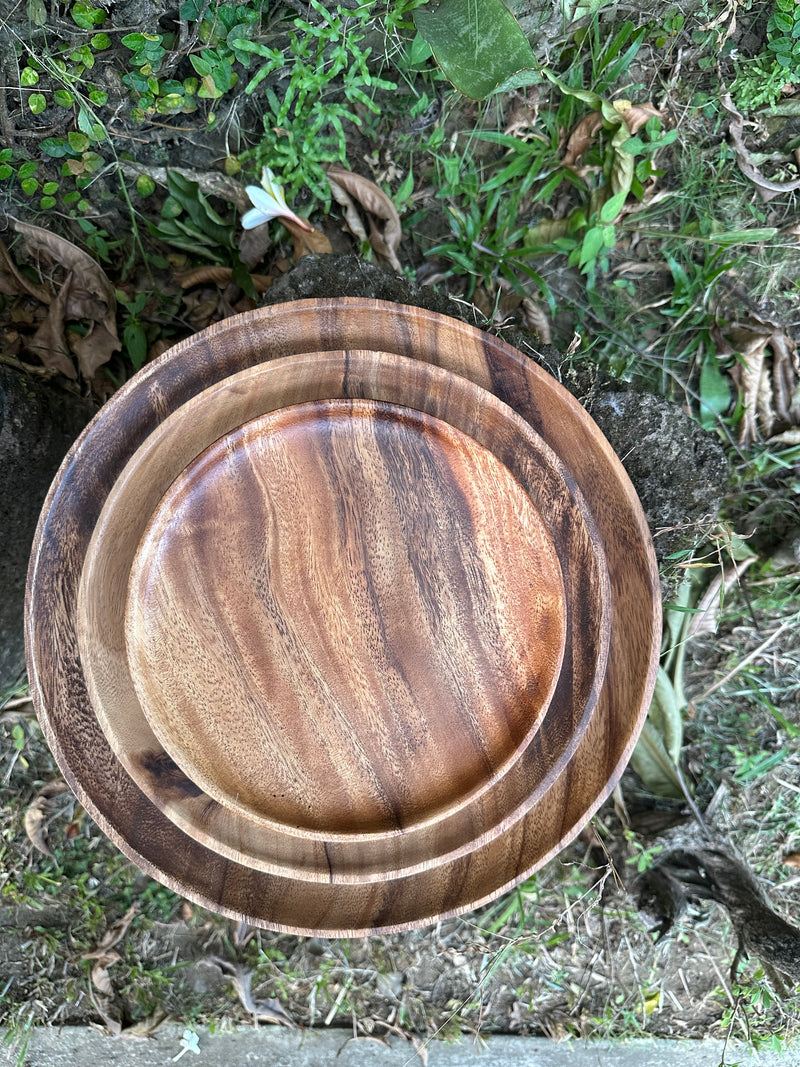 Acacia Round Plate