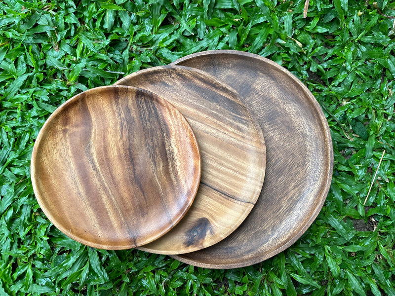 Acacia Round Plate