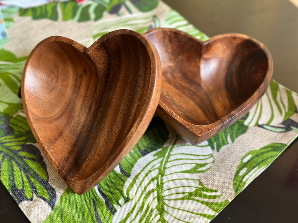 Wooden Heart Bowl – Alapage Boutique