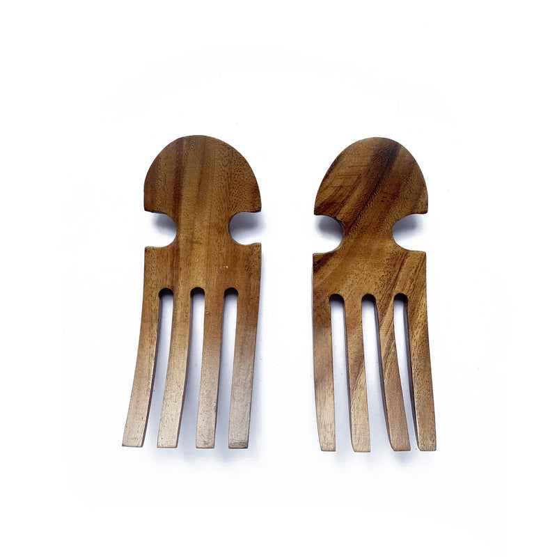 Wooden Salad Hands